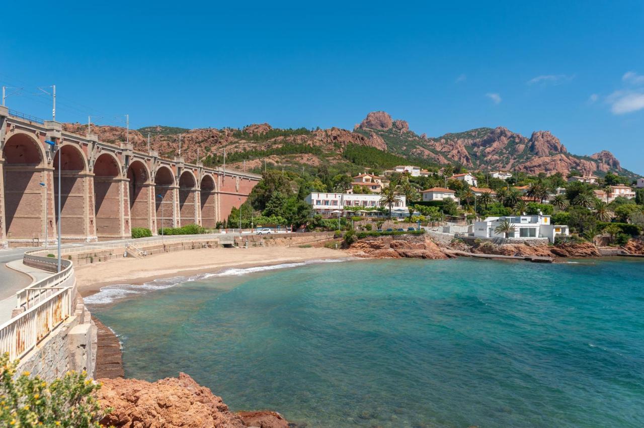 Agay Cap Esterel Le Hameau F2 Clim Plein Sud Dernier Etage Magnifique Vue Mer Saint-Raphaël Zewnętrze zdjęcie