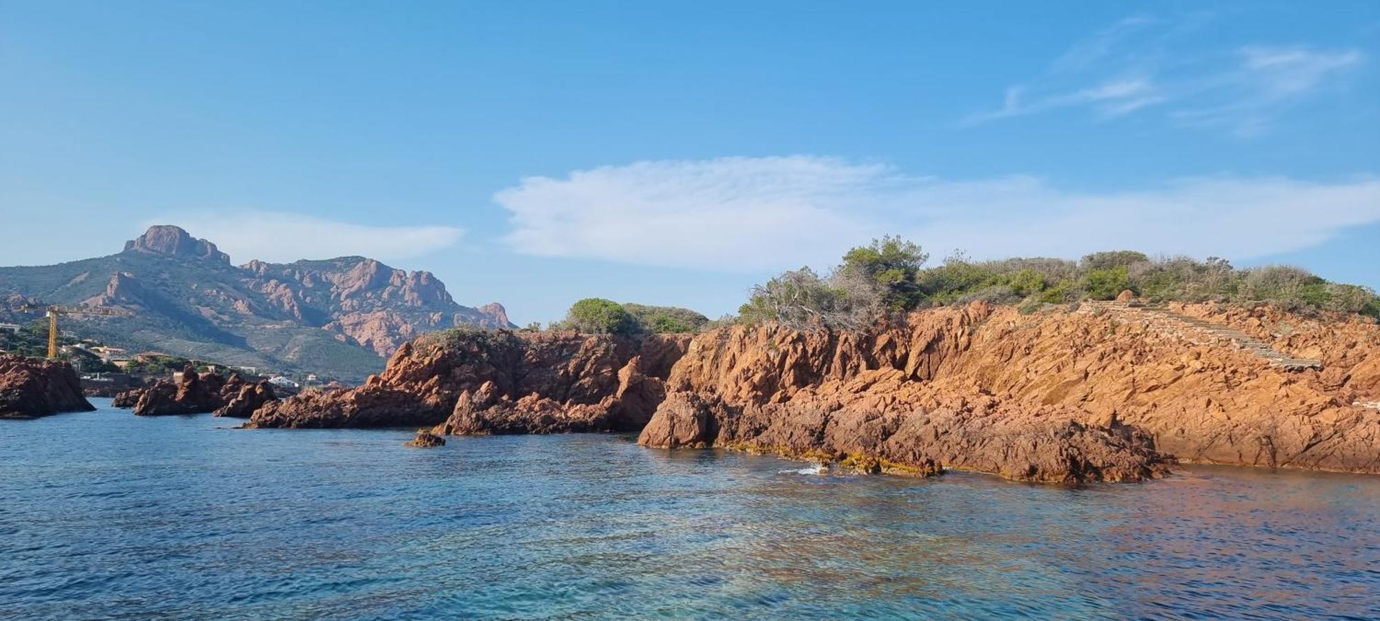 Agay Cap Esterel Le Hameau F2 Clim Plein Sud Dernier Etage Magnifique Vue Mer Saint-Raphaël Zewnętrze zdjęcie