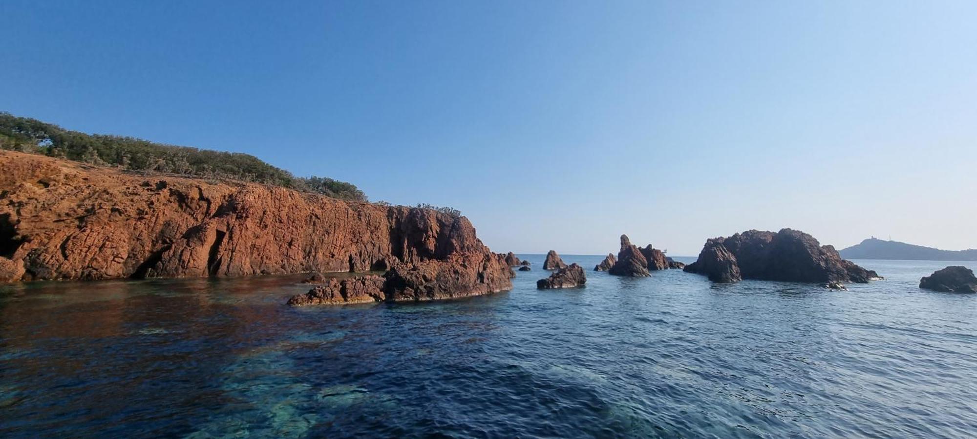 Agay Cap Esterel Le Hameau F2 Clim Plein Sud Dernier Etage Magnifique Vue Mer Saint-Raphaël Zewnętrze zdjęcie