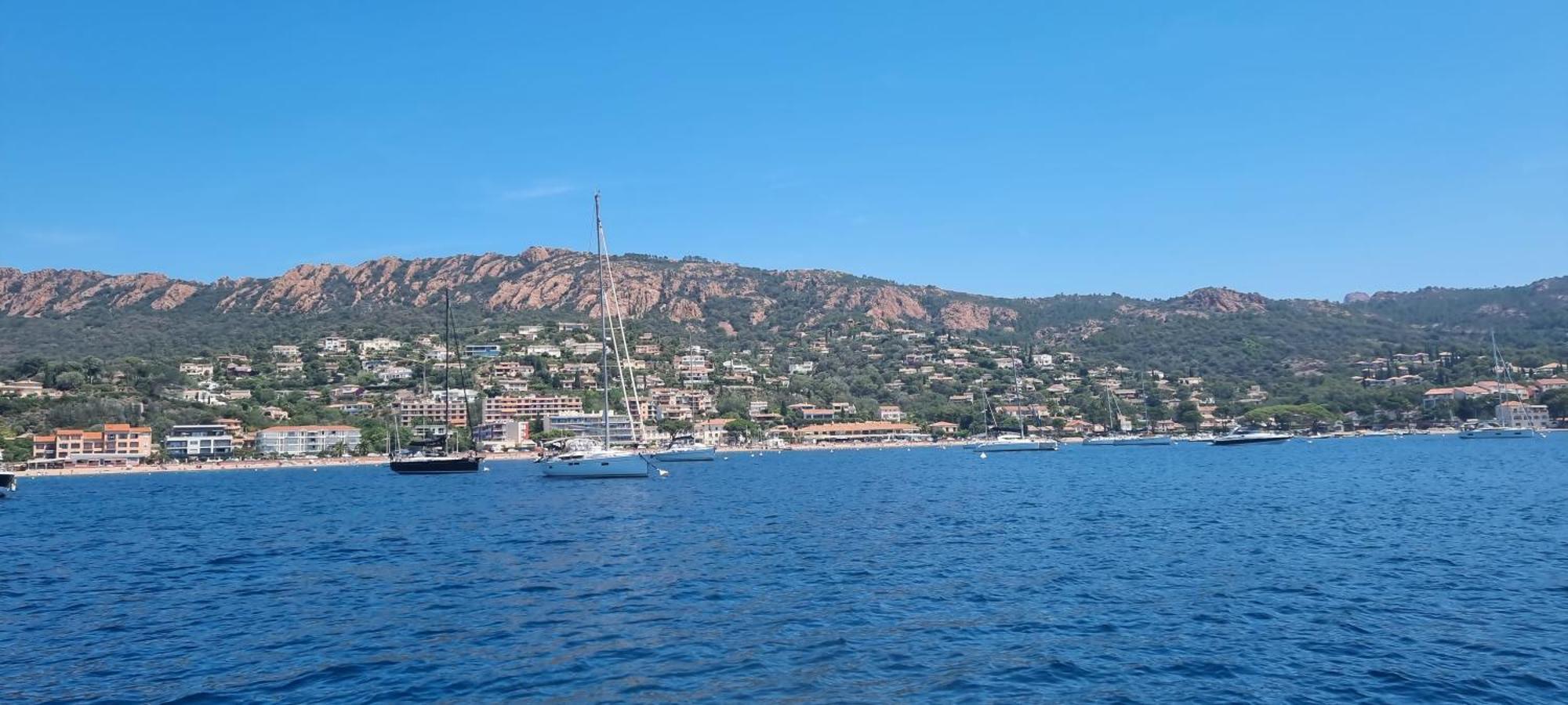 Agay Cap Esterel Le Hameau F2 Clim Plein Sud Dernier Etage Magnifique Vue Mer Saint-Raphaël Zewnętrze zdjęcie
