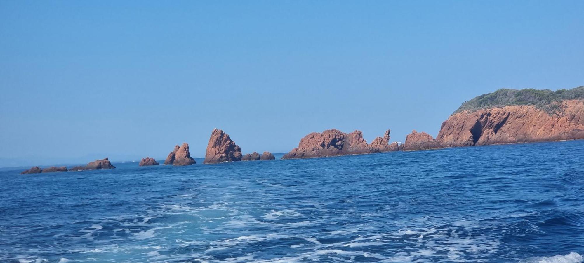 Agay Cap Esterel Le Hameau F2 Clim Plein Sud Dernier Etage Magnifique Vue Mer Saint-Raphaël Zewnętrze zdjęcie