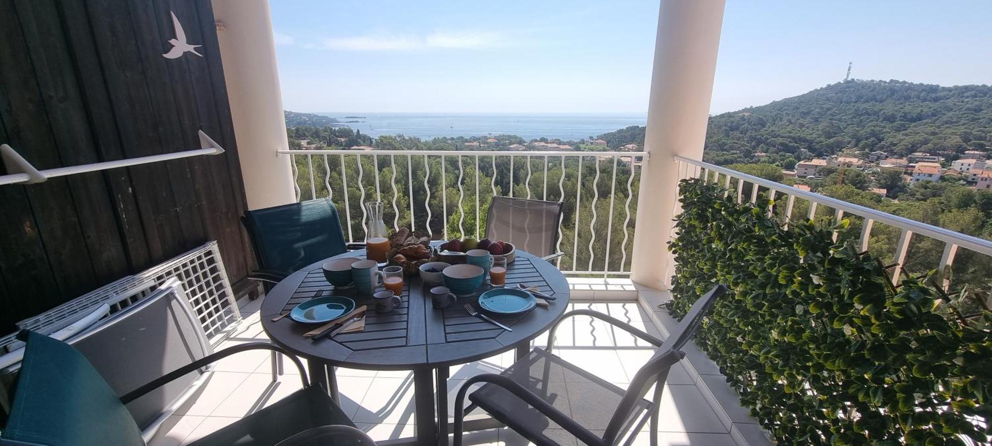 Agay Cap Esterel Le Hameau F2 Clim Plein Sud Dernier Etage Magnifique Vue Mer Saint-Raphaël Zewnętrze zdjęcie